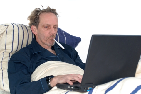 pracownik choroba Elektroniczna detekcja grypy wśród pracowników