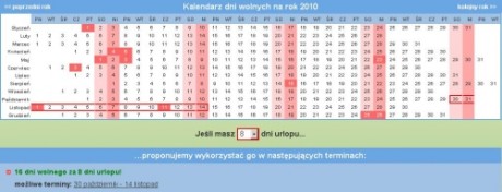 wolne 460x176 Kiedy na urlop? ciekawy serwis www